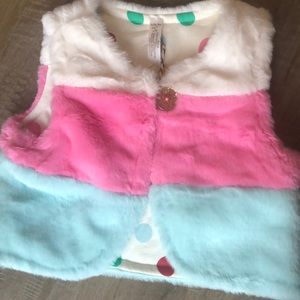Matilda Jane Furry Vest-2T-NWT